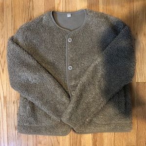 Uniqlo Pile Lined Sherpa Cardigan